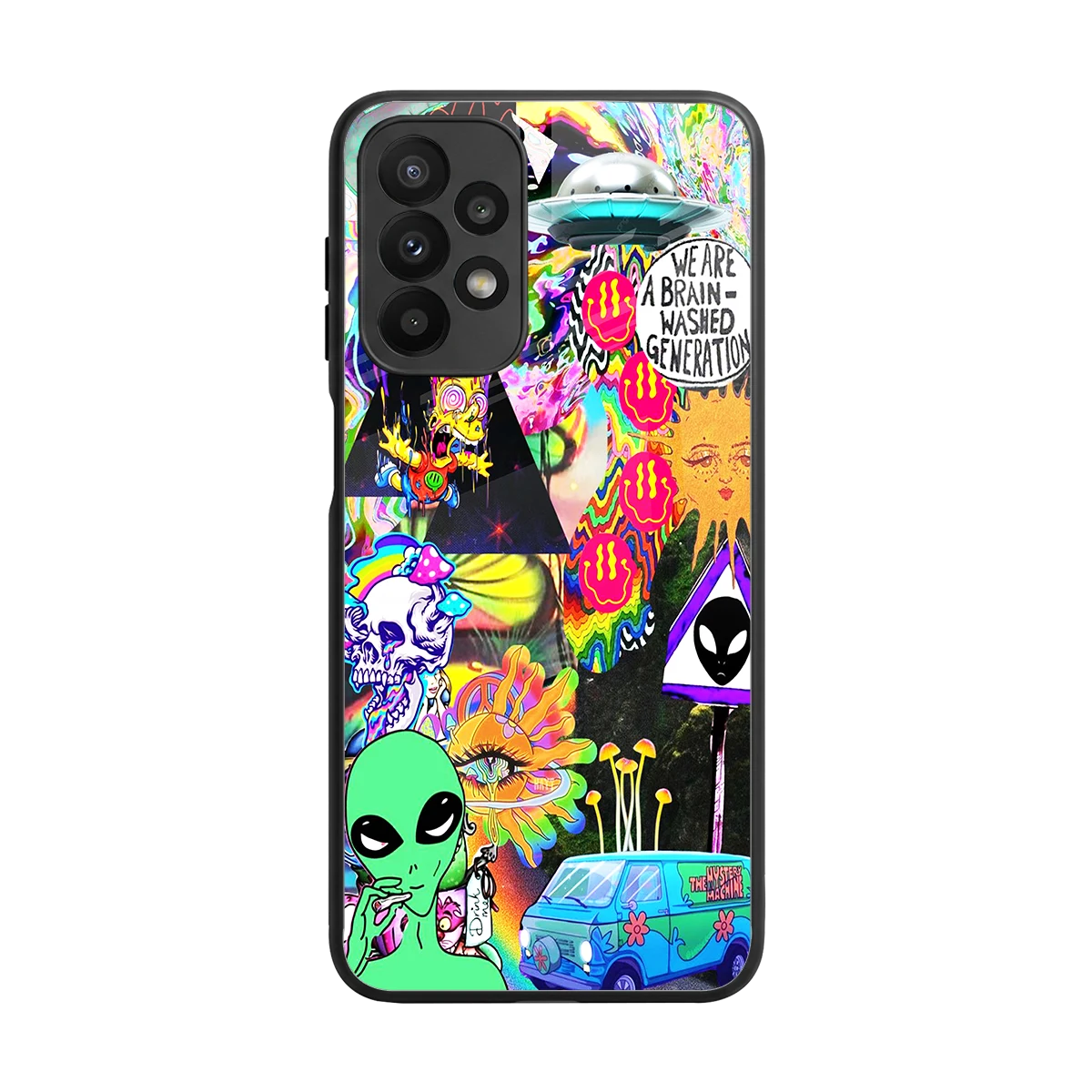 Alien Escape back phone cover | glass case for samsung galaxy a23