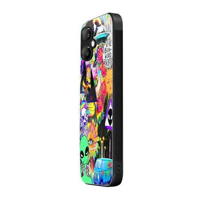 Alien Escape samsung galaxy a06 5g mobile cover | shockproof glass phone case
