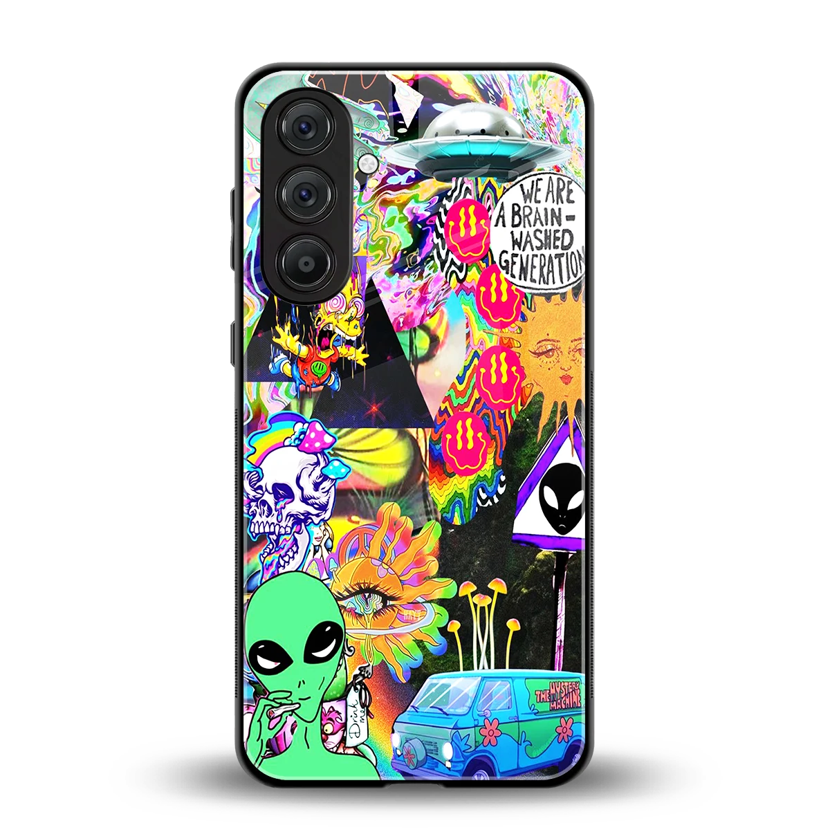 Alien Escape back phone cover | glass case for samsung galaxy a16 5g