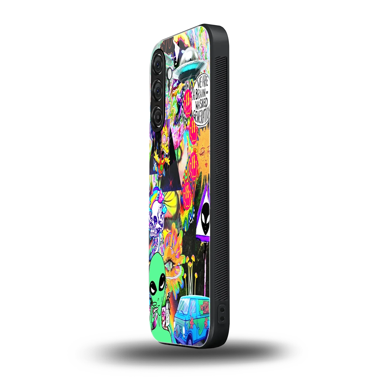 Alien Escape samsung galaxy a14 5g mobile cover | shockproof glass phone case