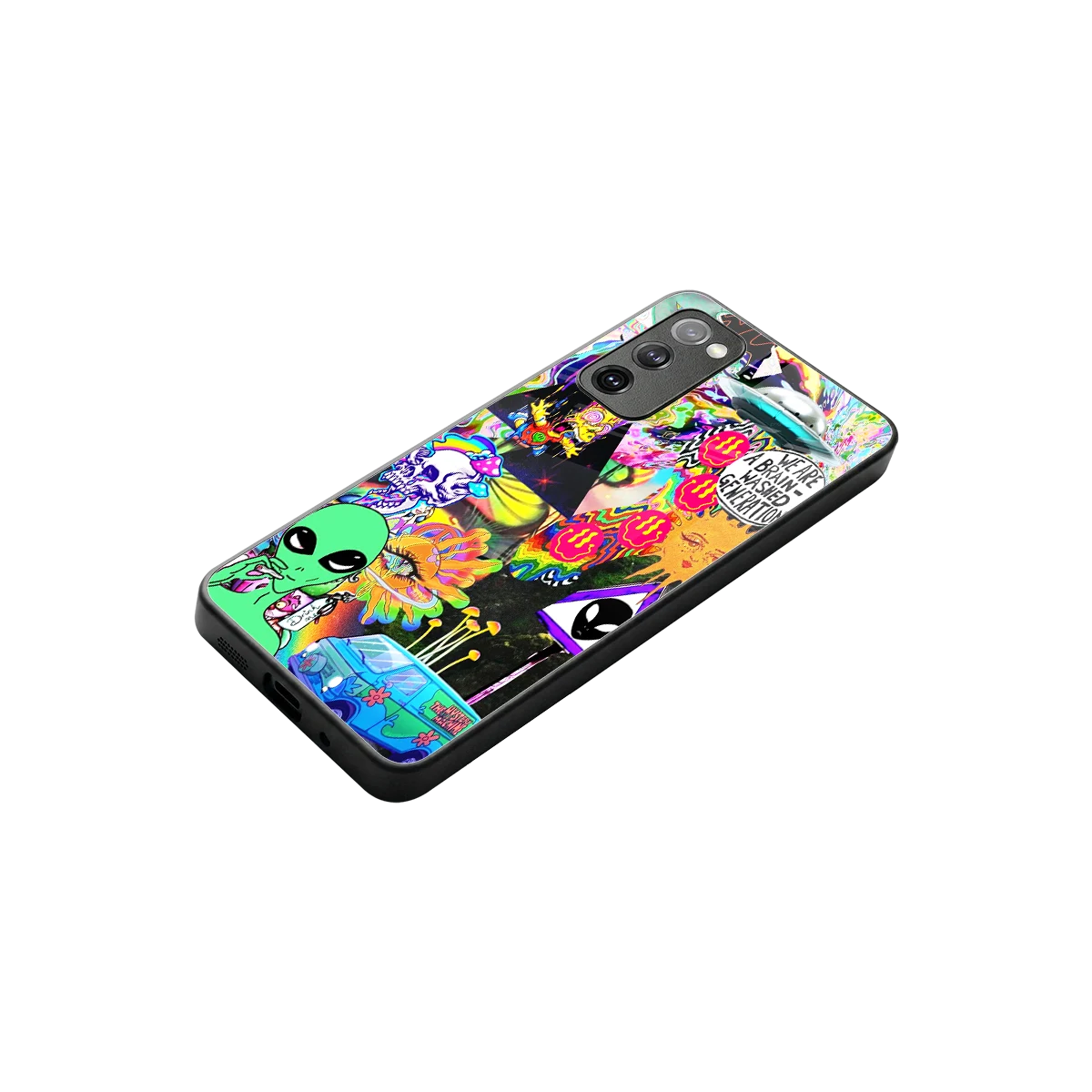 Alien Escape stylish phone case for samsung galaxy s20 fe | glossy glass and slim fit