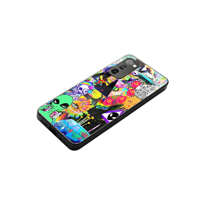 Alien Escape stylish phone case for samsung galaxy s20 fe | glossy glass and slim fit