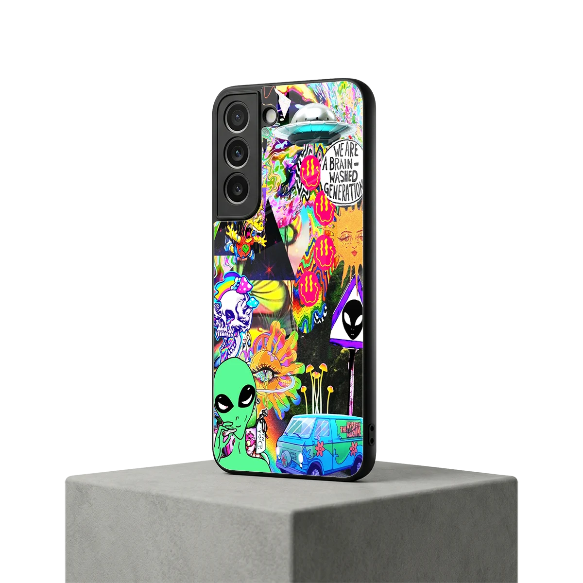 Alien Escape samsung galaxy s22 mobile cover | shockproof glass phone case