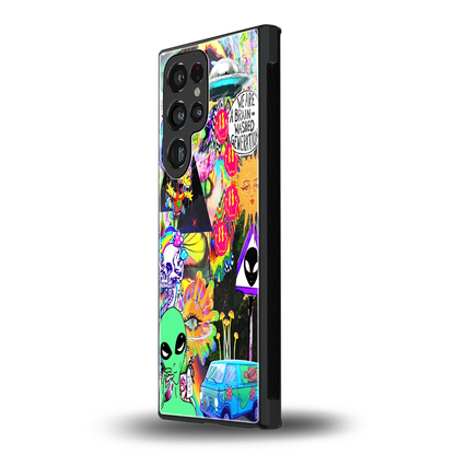 Alien Escape samsung galaxy s24 ultra mobile cover | shockproof glass phone case