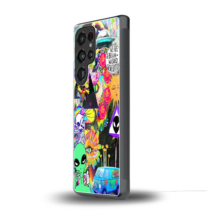 Alien Escape samsung galaxy s25 ultra mobile cover | shockproof glass phone case