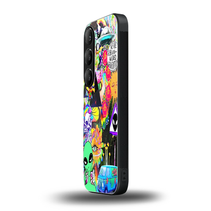 Alien Escape samsung galaxy s24 mobile cover | shockproof glass phone case