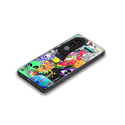 Alien Escape stylish phone case for vivo v40e | glossy glass and slim fit