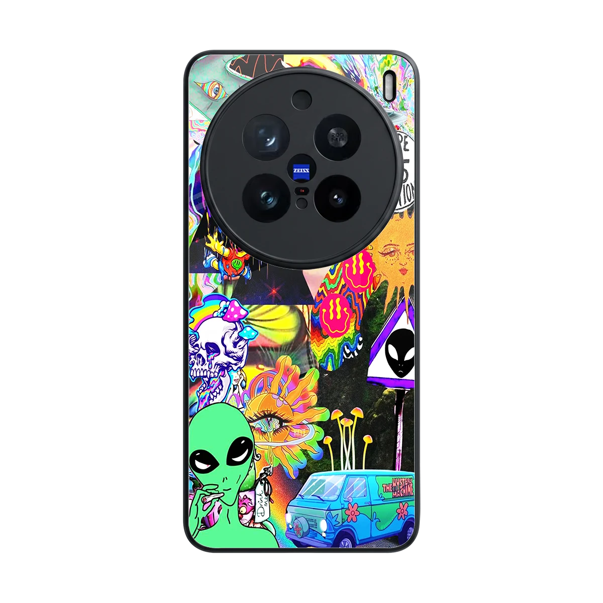 Alien Escape back phone cover | glass case for vivo x200 pro