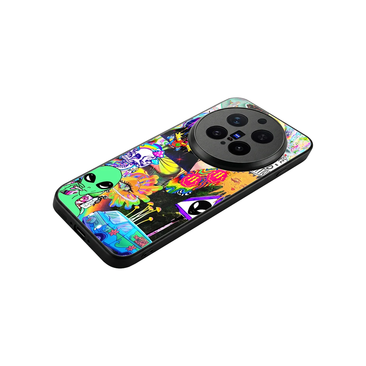 Alien Escape stylish phone case for vivo x300 pro | glossy glass and slim fit