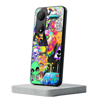 Alien Escape Vivo-y100 mobile cover | shockproof glass phone case