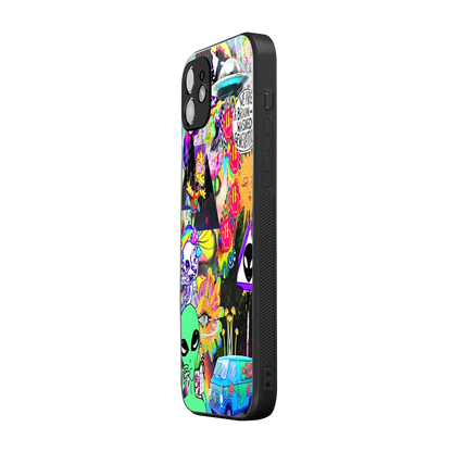 Alien Escape iphone 11 mobile cover | shockproof glass phone case