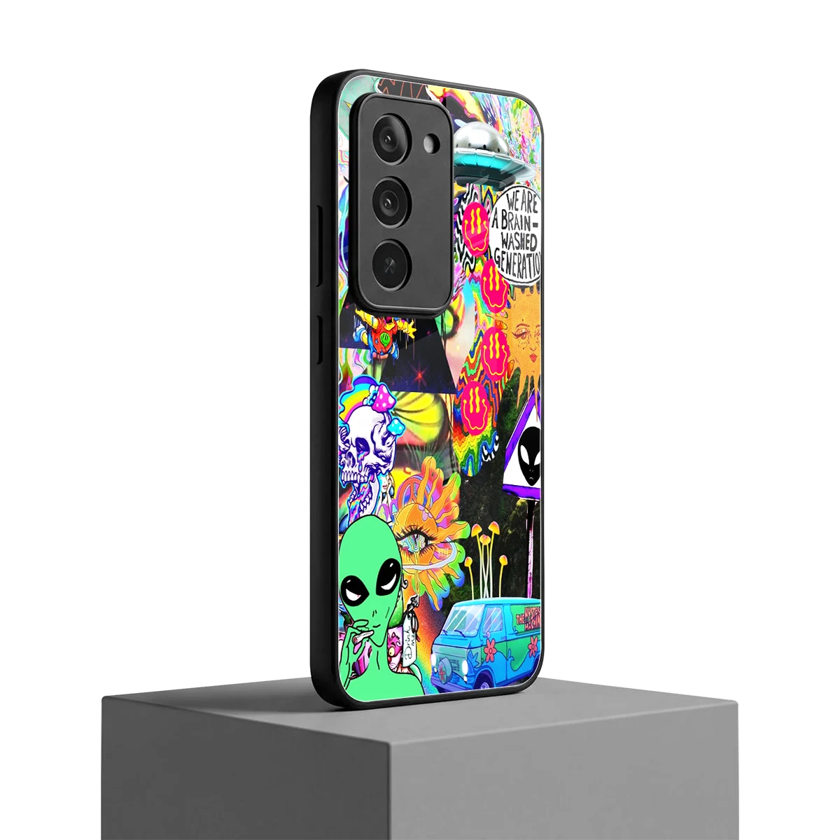 Alien Escape redmi 15 5g mobile cover | shockproof glass phone case
