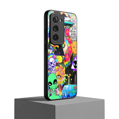 Alien Escape redmi 15 5g mobile cover | shockproof glass phone case