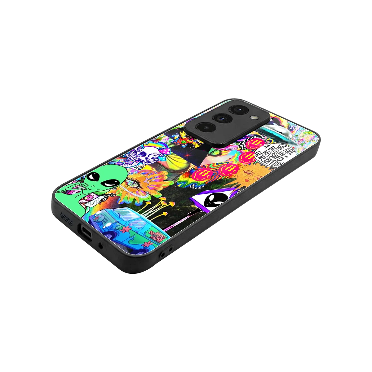 Alien Escape stylish phone case for redmi 15 5g | glossy glass and slim fit