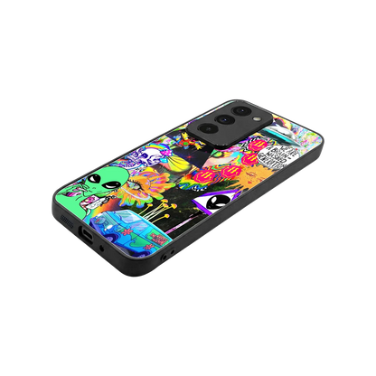 Alien Escape stylish phone case for redmi 15 5g | glossy glass and slim fit