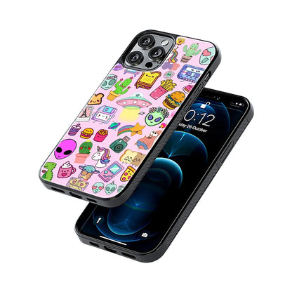 Protective Glass Back Phone Case Compatible with iPhone, Samsung, OnePlus, Pixel & More