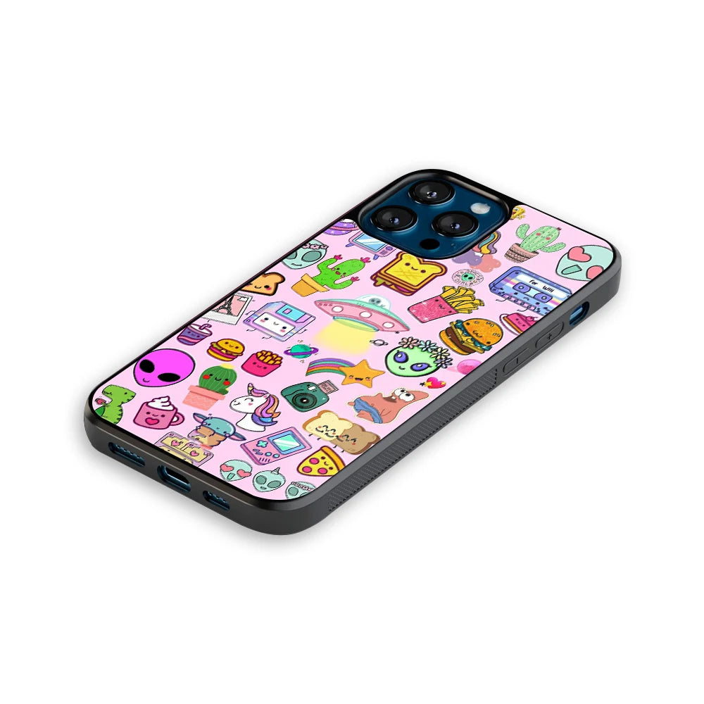 Luxury Glass Back Mobile Cover for iPhone, Samsung Galaxy, OnePlus, Pixel, Redmi & More
