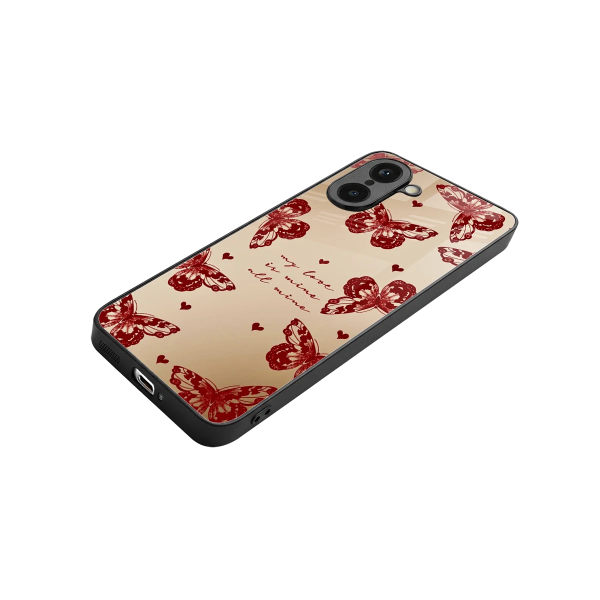 All Mine stylish phone case for oneplus nord ce5 5g | glossy glass and slim fit