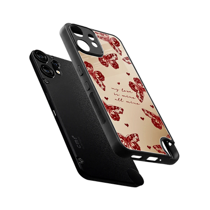 All Mine sleek cmf nothing phone 2 pro cover with tempered glass back and TPU edges