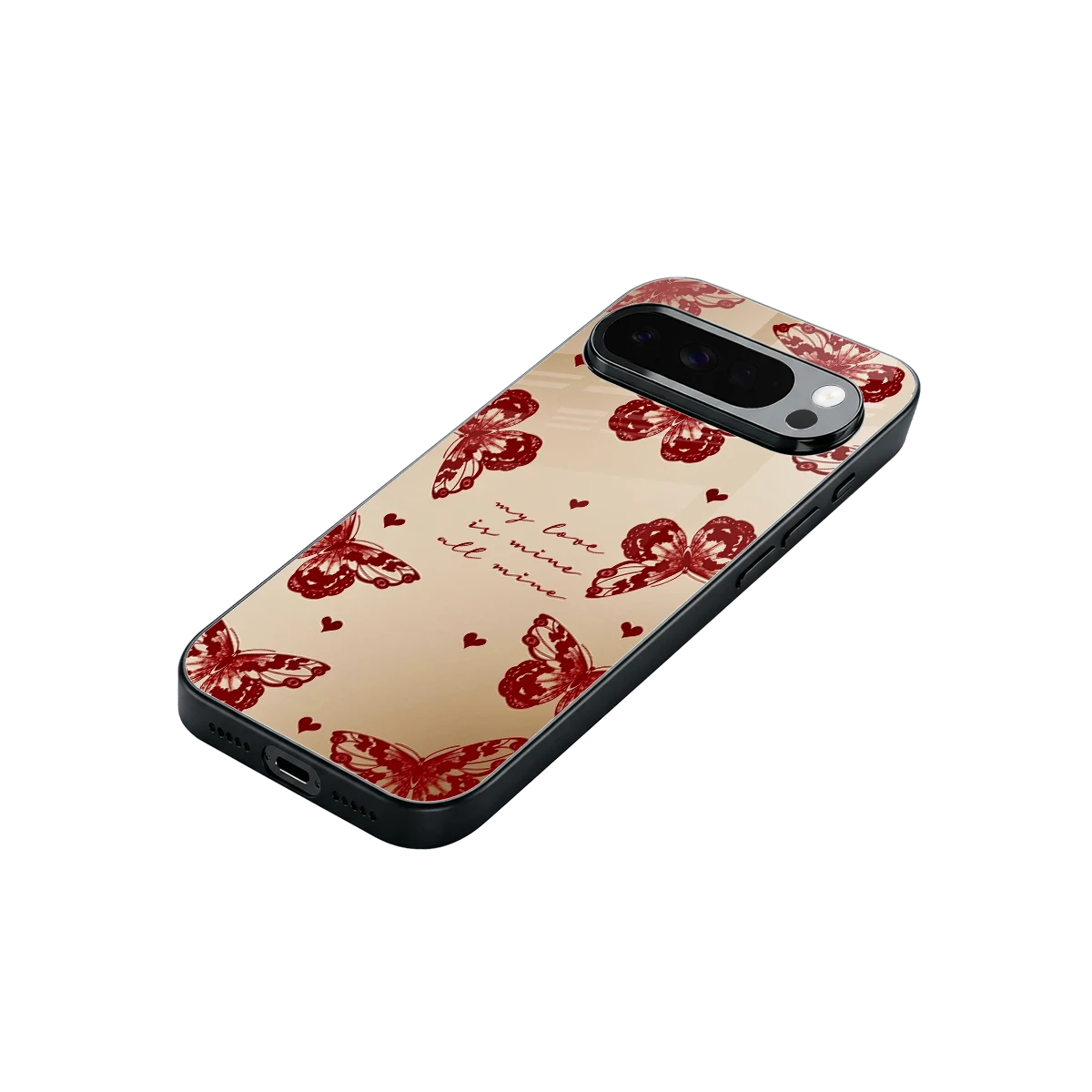All Mine stylish phone case for google pixel 10 pro xl | glossy glass and slim fit