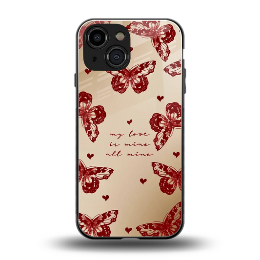 All Mine back phone cover | glass case for iphone 13 mini