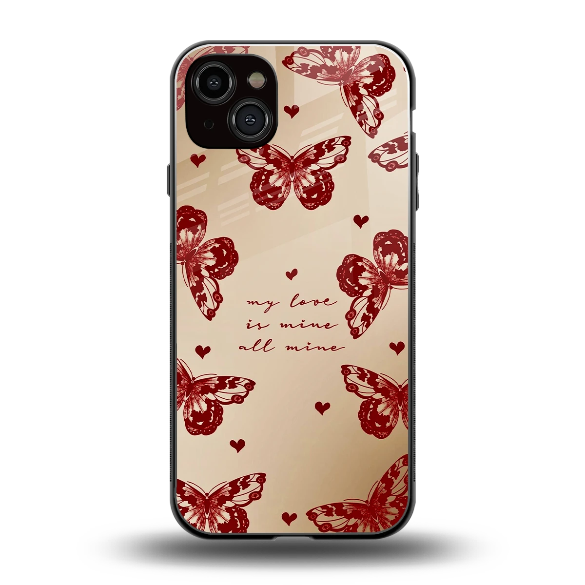 All Mine back phone cover | glass case for iphone 14 plus