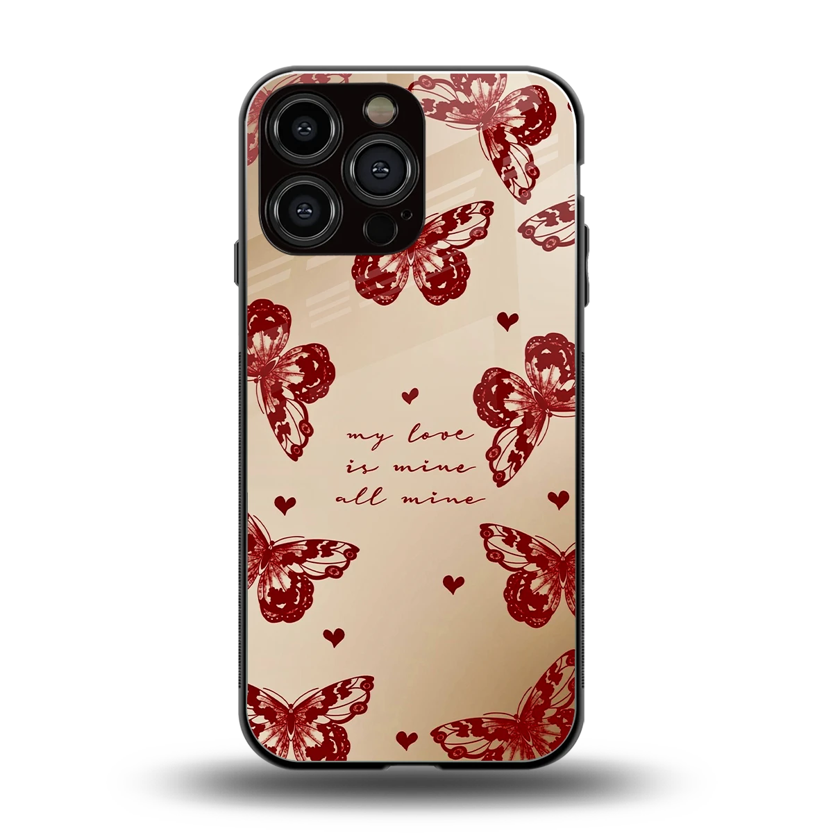 All Mine back phone cover | glass case for iphone 15 pro max
