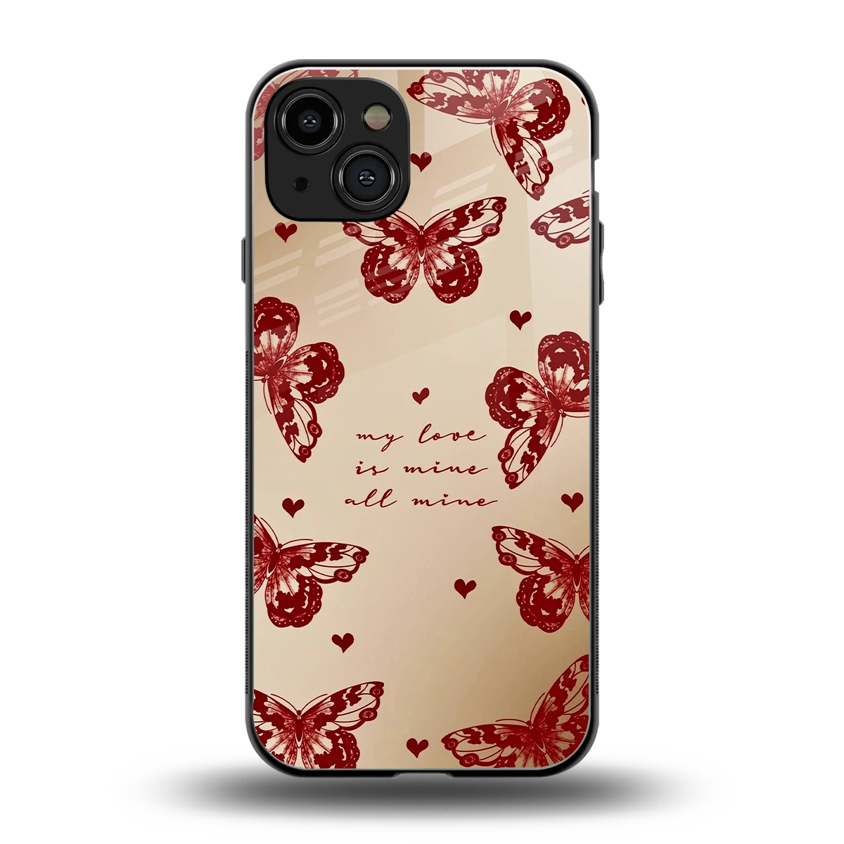 All Mine back phone cover | glass case for iphone 15