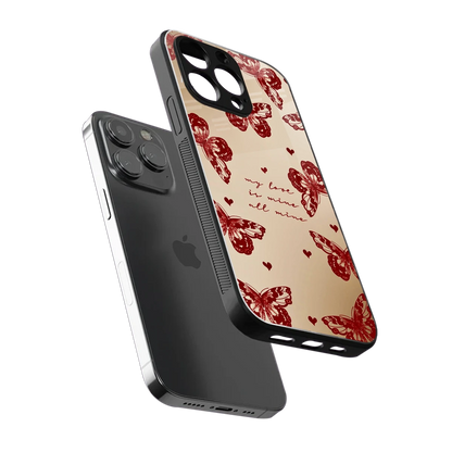 All Mine sleek iphone 15 pro cover with tempered glass back and TPU edges