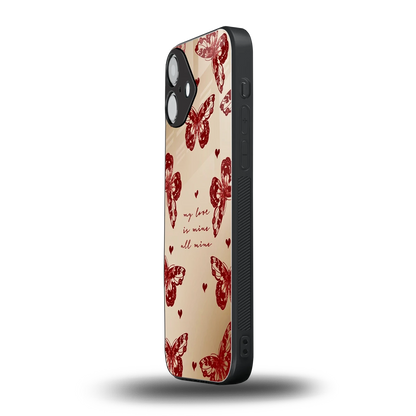 All Mine iphone 16 plus mobile cover | shockproof glass phone case
