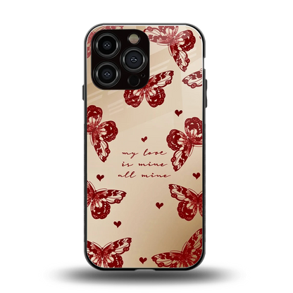 All Mine back phone cover | glass case for iphone 16 pro max