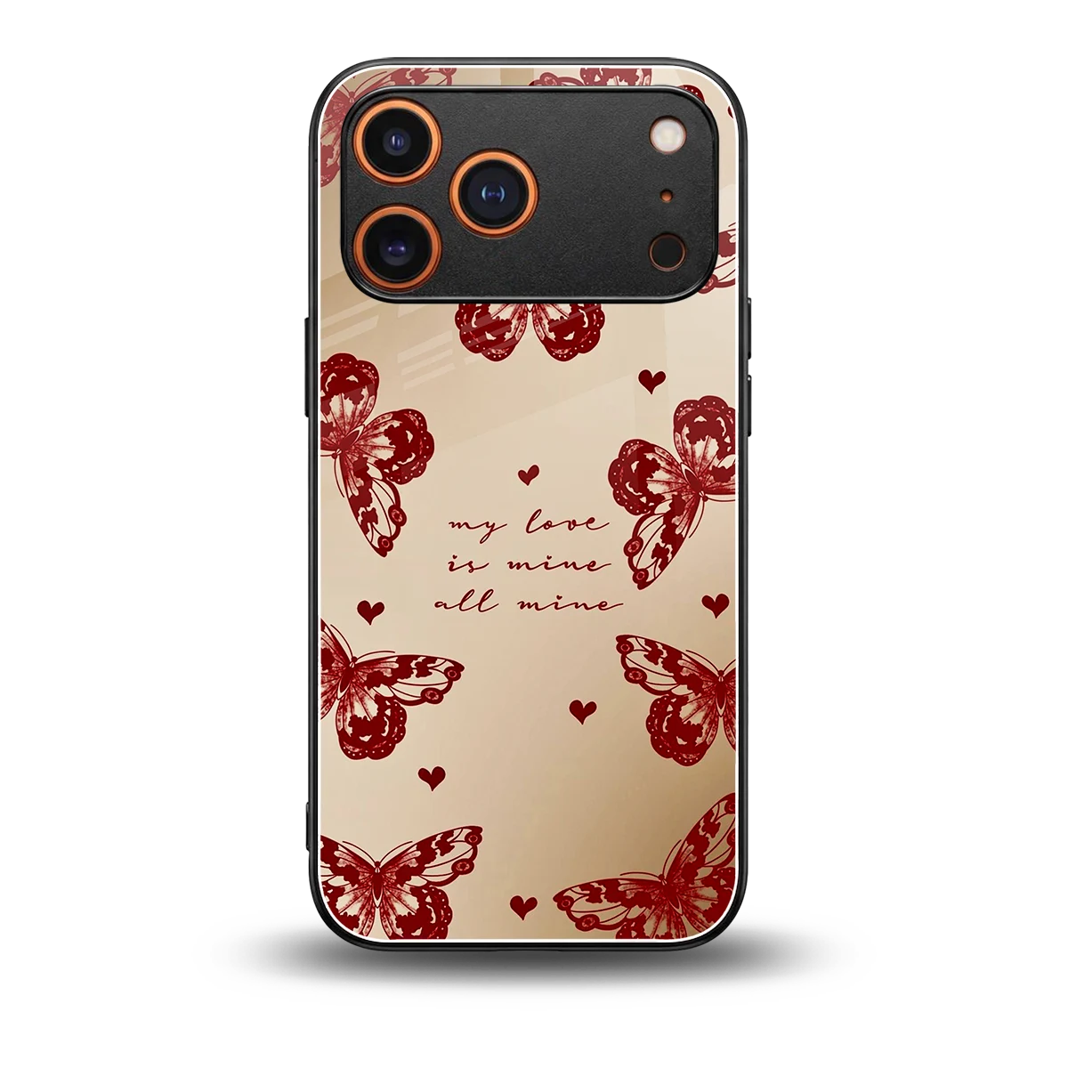 All Mine back phone cover | glass case for iphone 17 pro