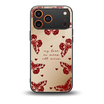 All Mine back phone cover | glass case for iphone 17 pro