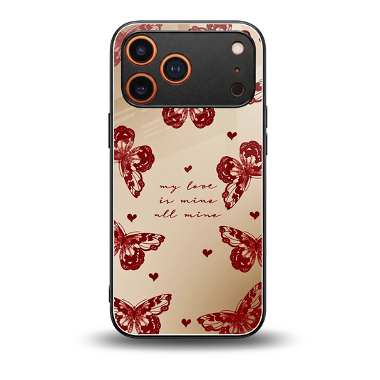 All Mine back phone cover | glass case for iphone 17 pro