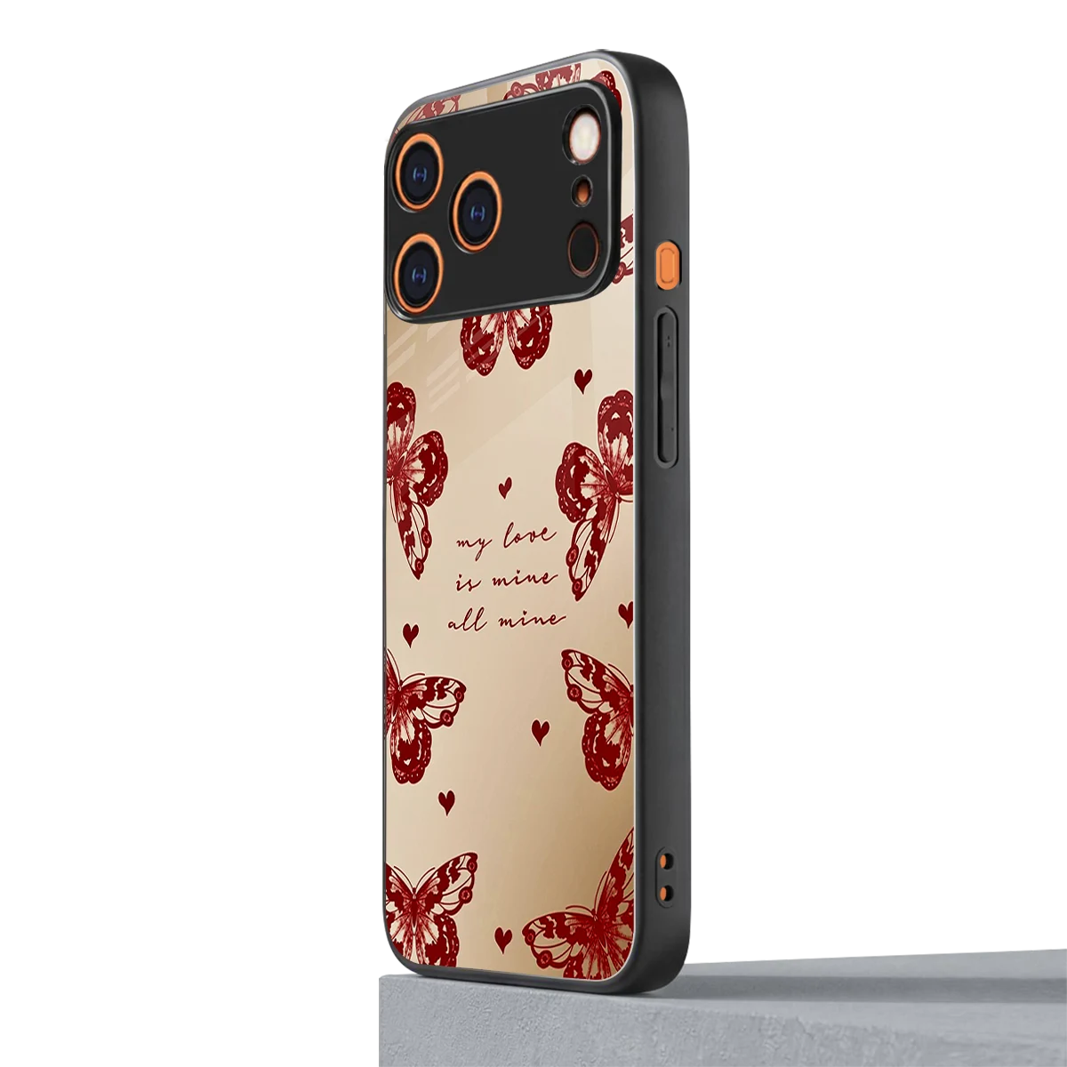 All Mine iphone 17 pro max mobile cover | shockproof glass phone case