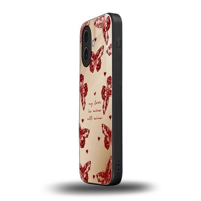 All Mine iphone 17 mobile cover | shockproof glass phone case