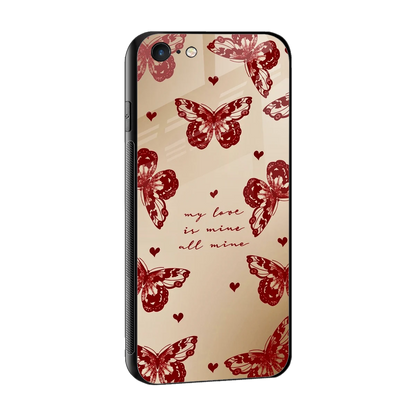All Mine sleek iphone 6s cover with tempered glass back and TPU edges