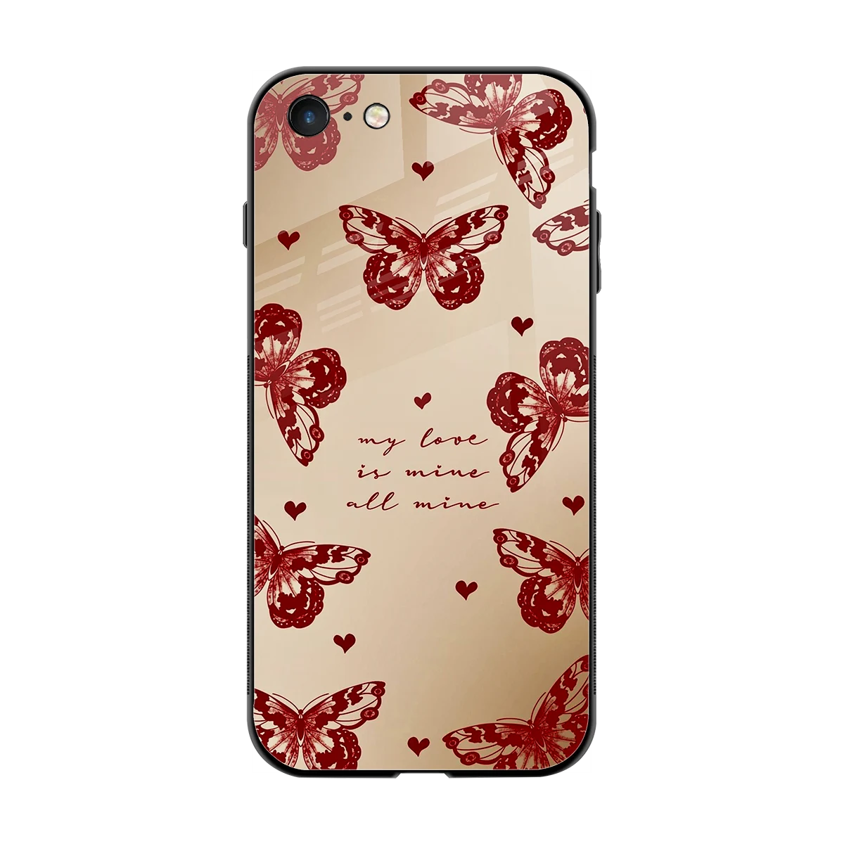 All Mine back phone cover | glass case for iphone se 2020
