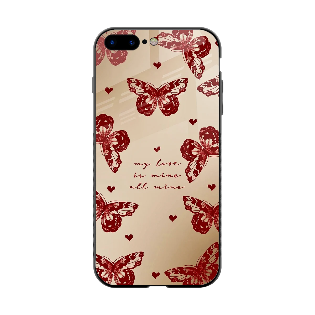 All Mine back phone cover | glass case for iphone 8 plus
