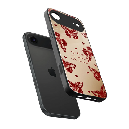 All Mine sleek iphone air cover with tempered glass back and TPU edges