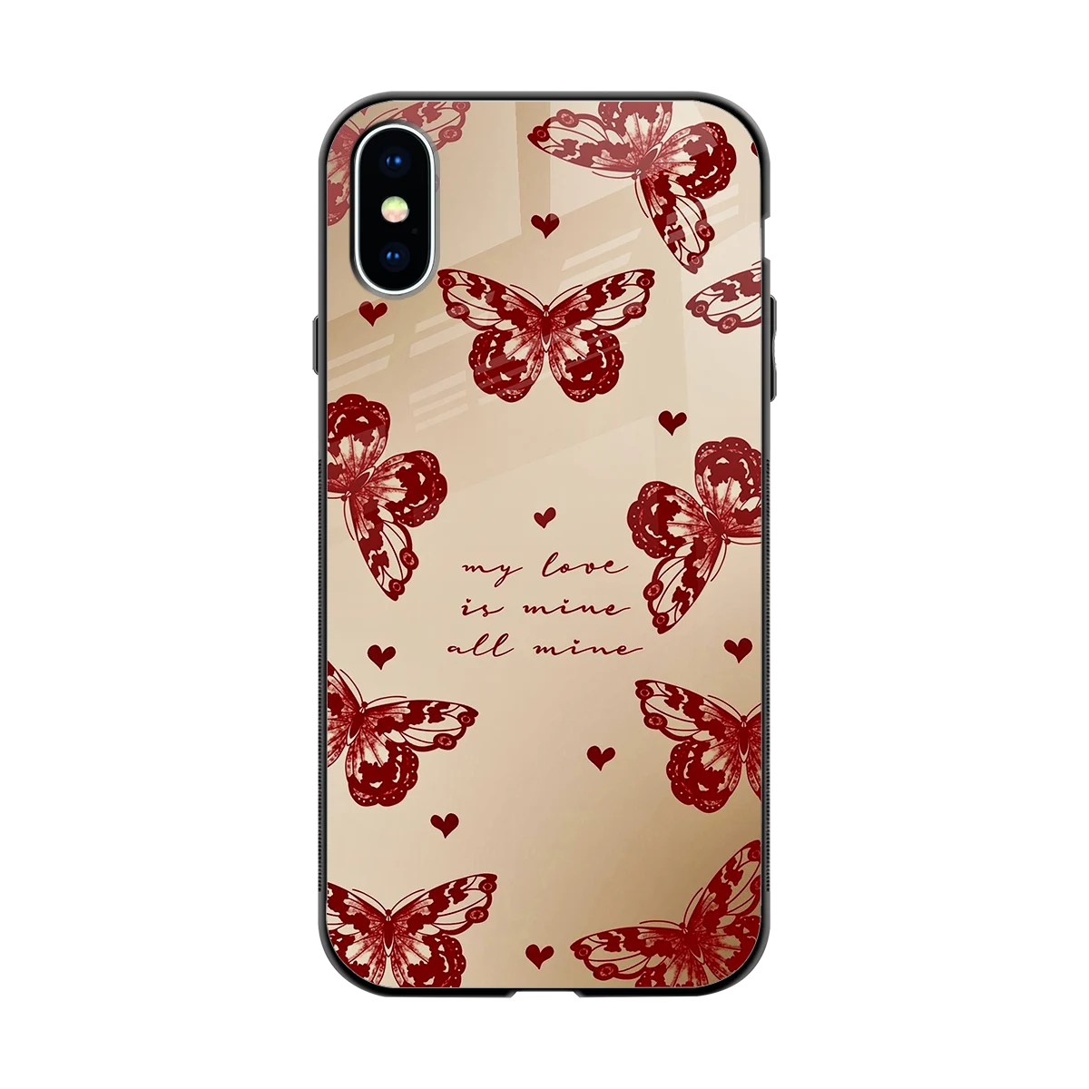 All Mine back phone cover | glass case for iphone xs