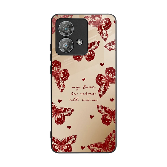 All Mine back phone cover | glass case for motorola edge 40 neo 5g