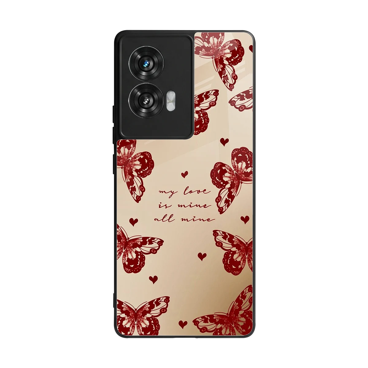 All Mine back phone cover | glass case for motorola edge 50 fusion