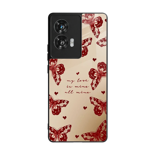 All Mine back phone cover | glass case for motorola edge 50 fusion