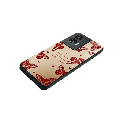 All Mine stylish phone case for motorola edge 50 fusion | glossy glass and slim fit