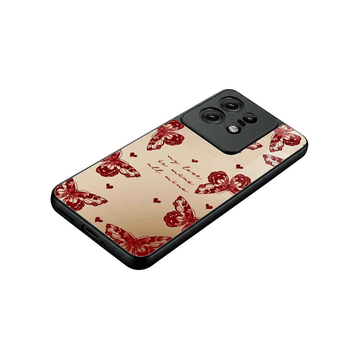 All Mine stylish phone case for motorola edge 50 pro | glossy glass and slim fit