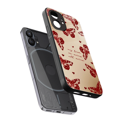 All Mine sleek nothing phone 1 cover with tempered glass back and TPU edges