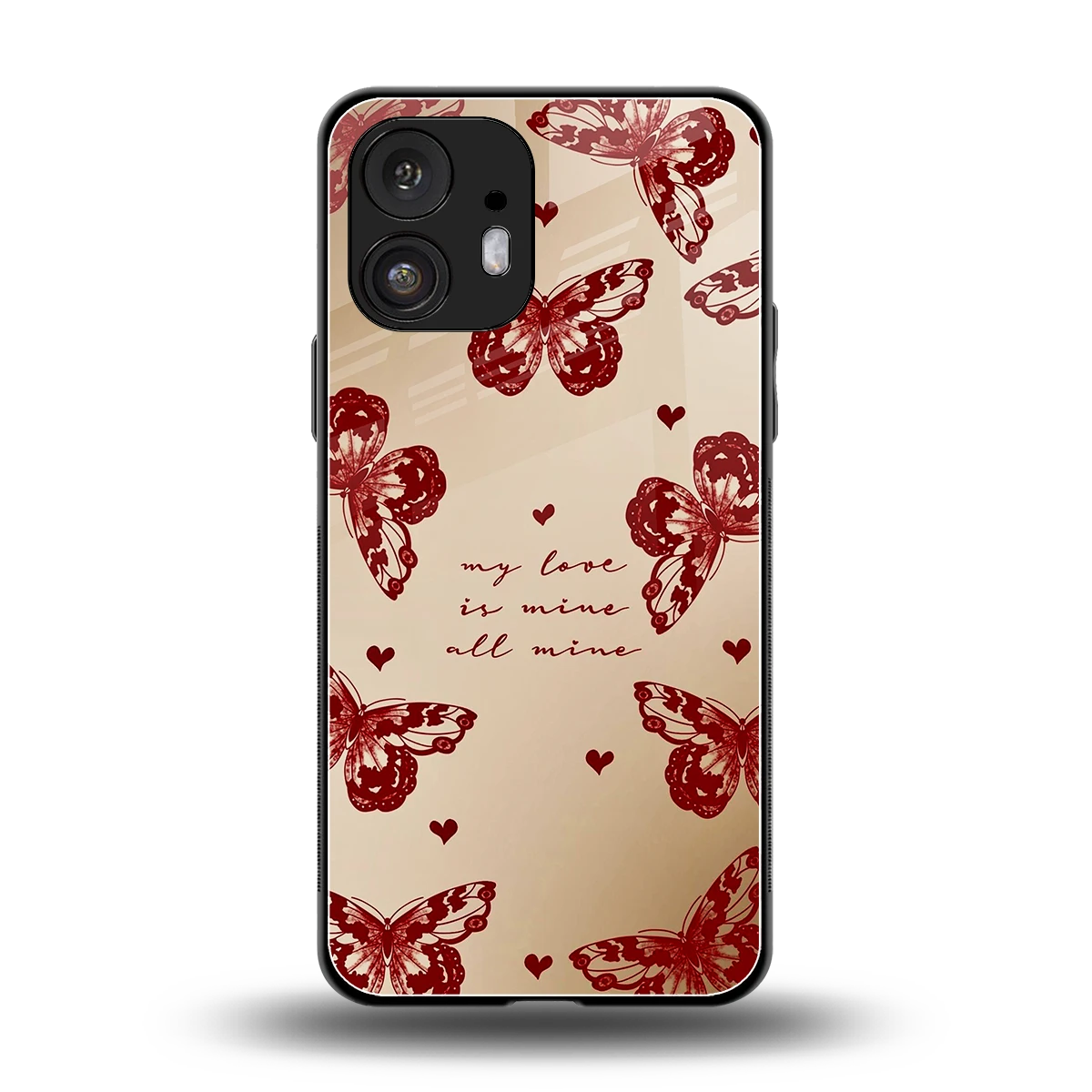 All Mine back phone cover | glass case for nothing phone 2