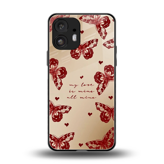 All Mine back phone cover | glass case for nothing phone 2