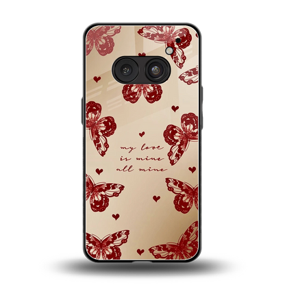 All Mine back phone cover | glass case for nothing phone 2a